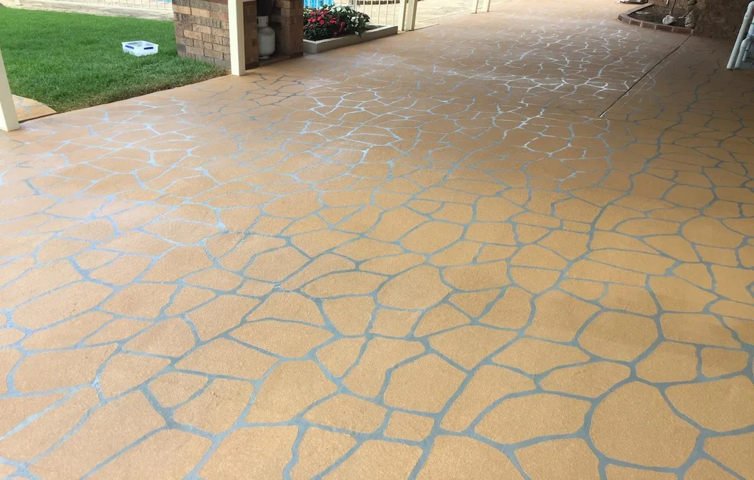 Coloured and Decorative Concrete Driveways in Sydney