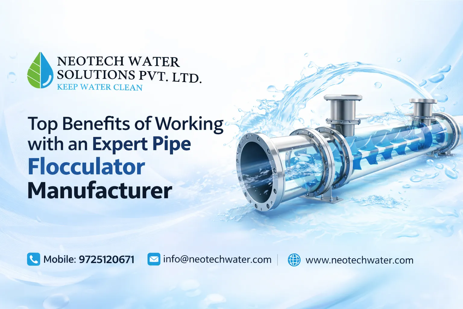 Top Benefits of Working with an Expert Pipe Flocculator Manufacturer