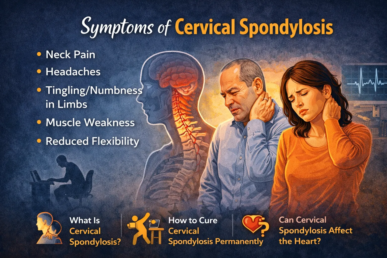 Cervical Spondylosis: Symptoms and Treatment