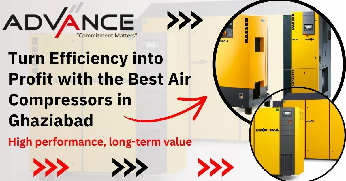 Why Investing in the Best Air Compressors in Ghaziabad Improves Productivity