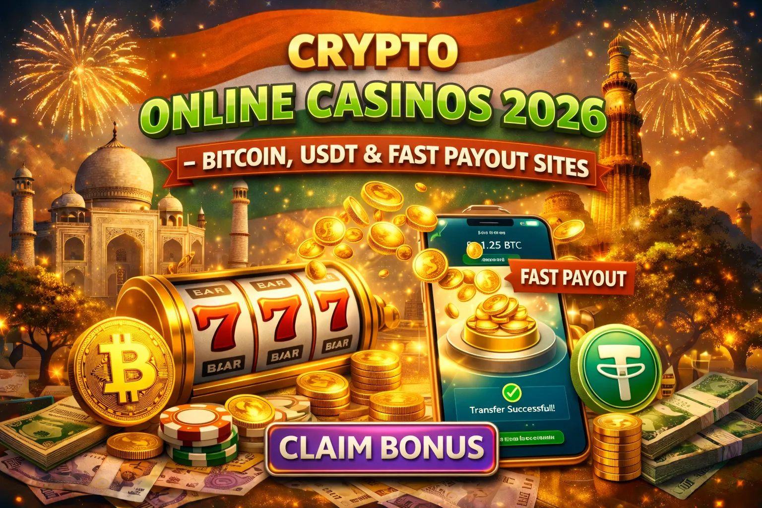 Crypto Online Casinos 2026 – Bitcoin, USDT & Fast Payout Sites