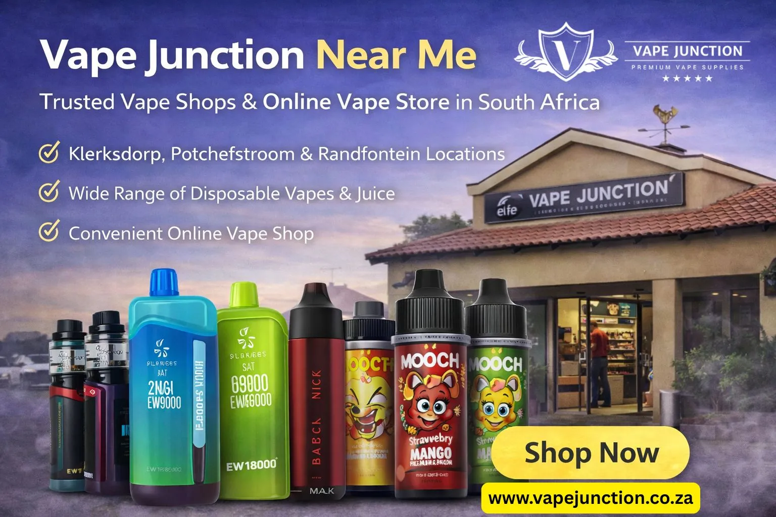 Vape Junction Near Me: Trusted Vape Shops & Online Vape Store in South Africa