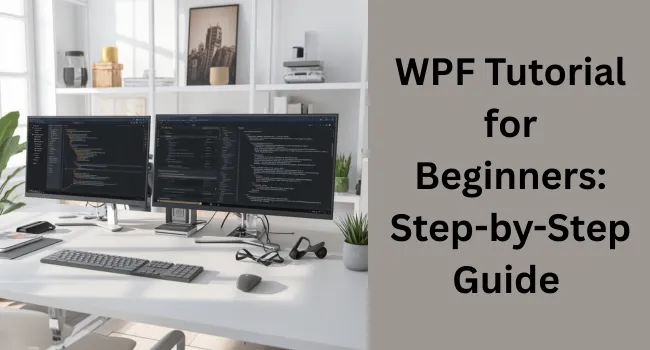 WPF Tutorial for Beginners: Step-by-Step Guide to Build Desktop Applications