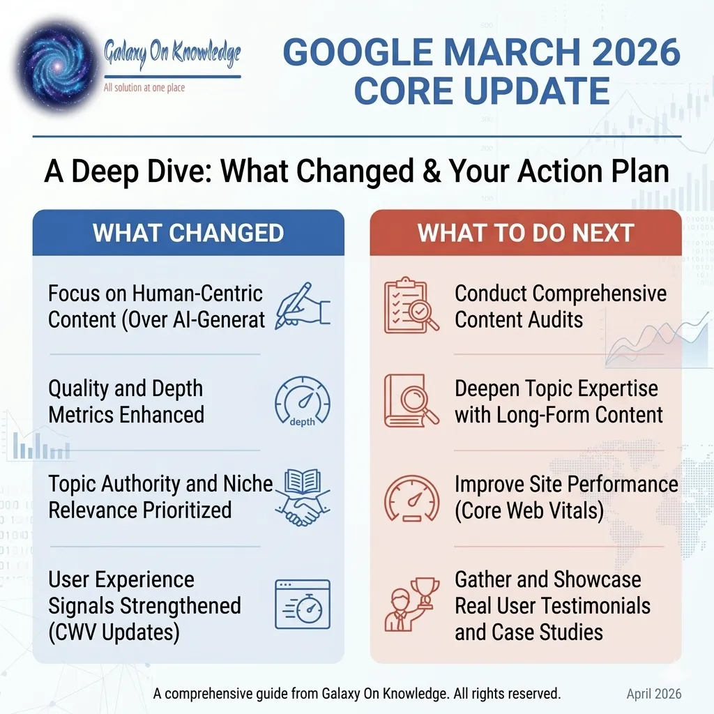 Google March 2026 Core Update: What Changed and What to Do Next