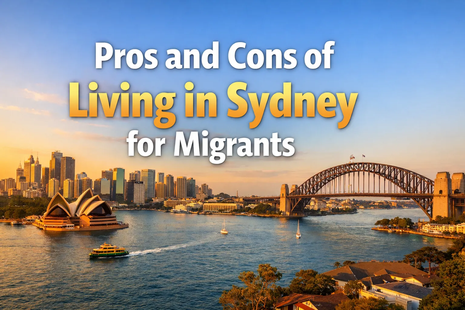 Pros and Cons of Living in Sydney for Migrants