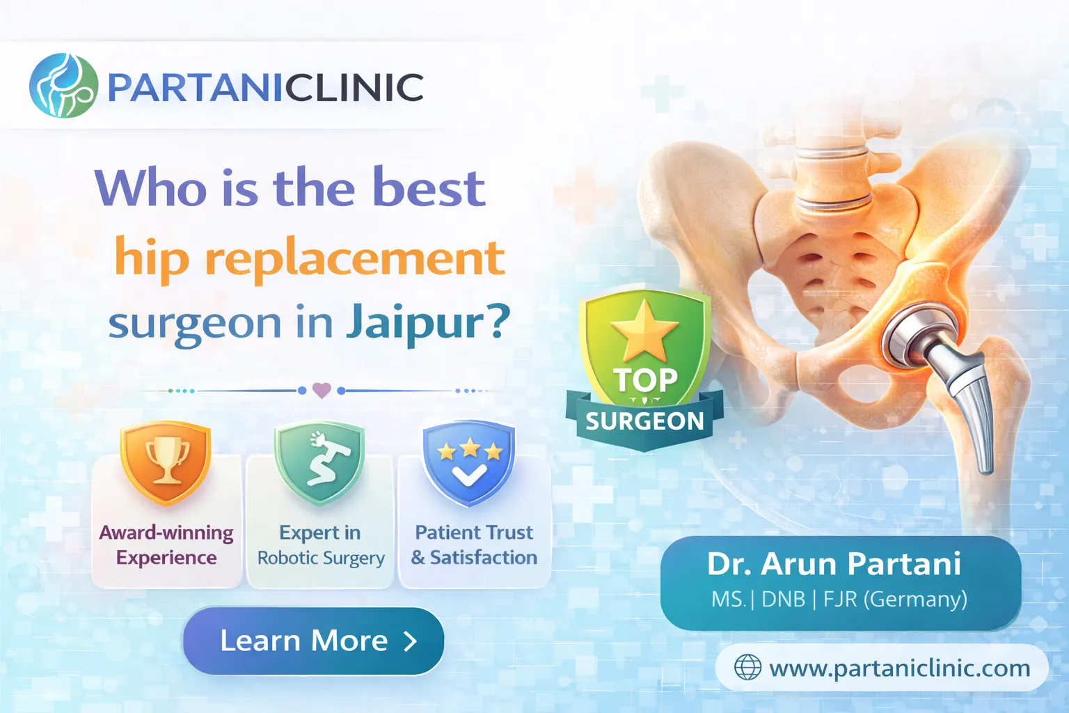 Who is the best hip replacement surgeon in Jaipur?