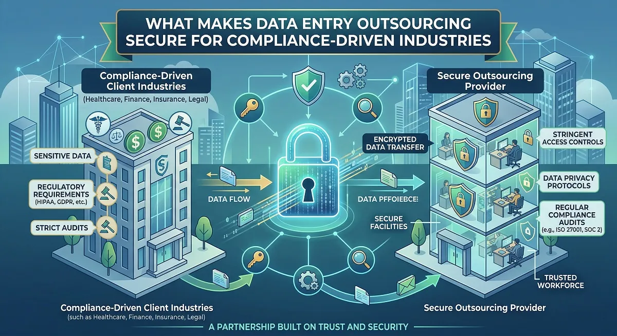 What Makes Data Entry Outsourcing Secure for Compliance-Driven Industries