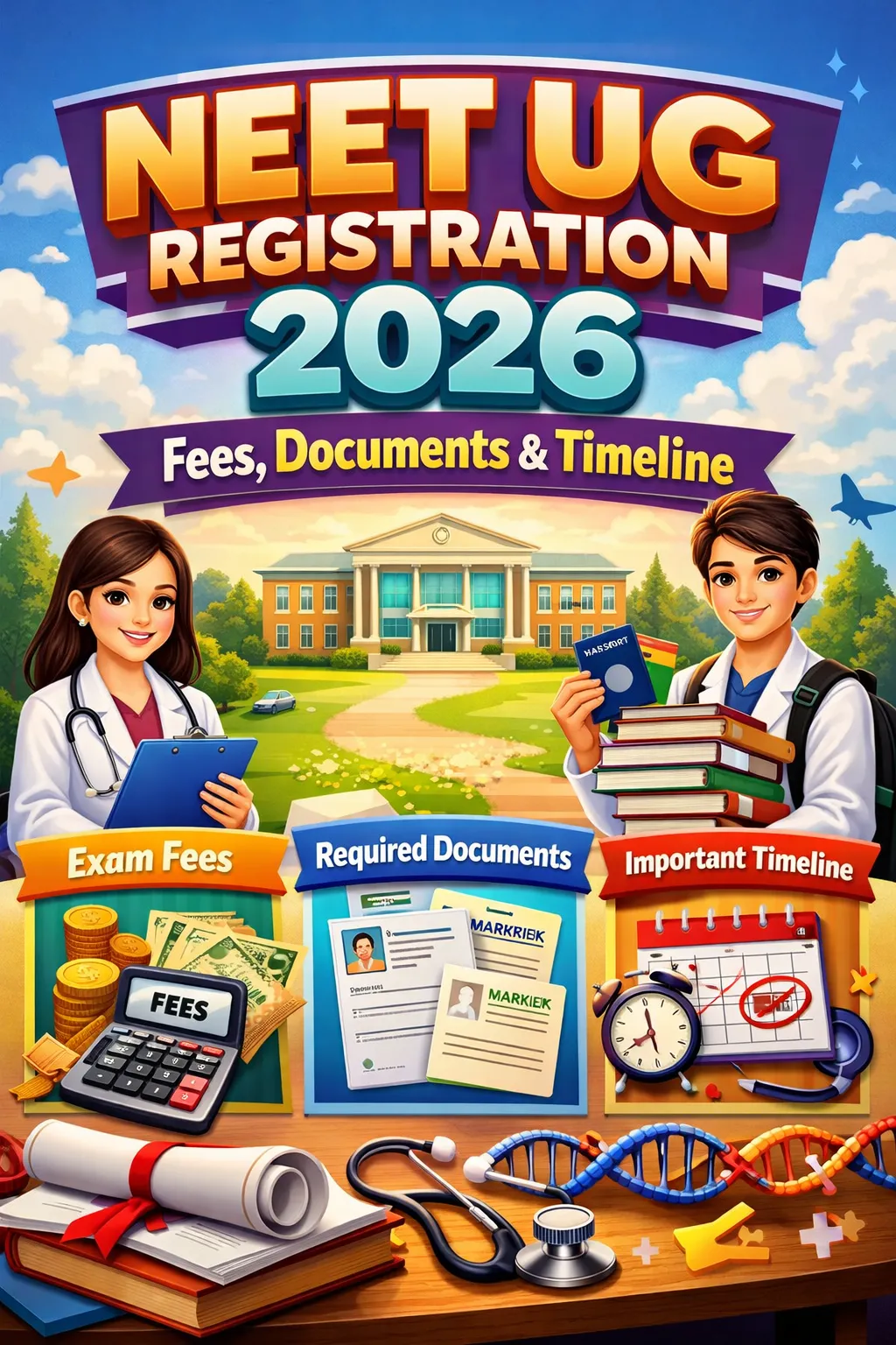 NEET UG Registration 2026: Fees, Documents & Timeline