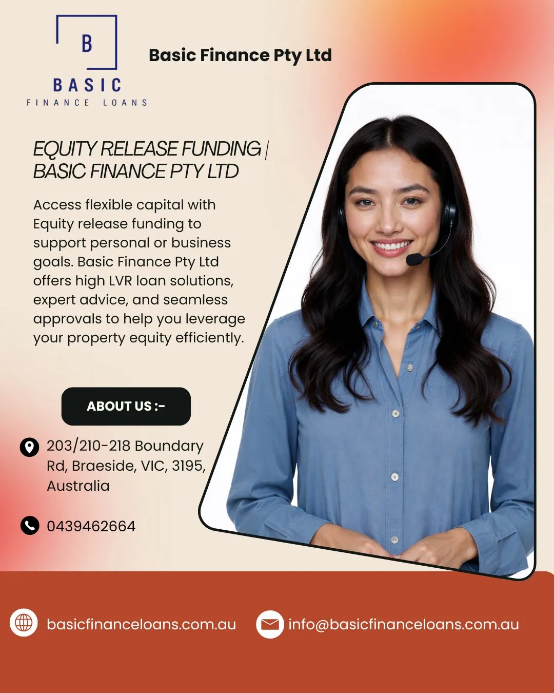 Equity Release Funding | Basic Finance Pty Ltd