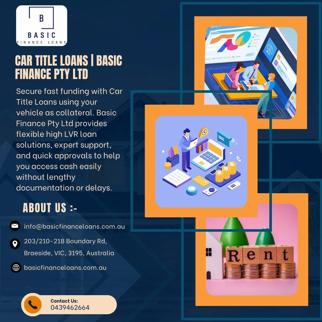 Car Title Loans | Basic Finance Pty Ltd