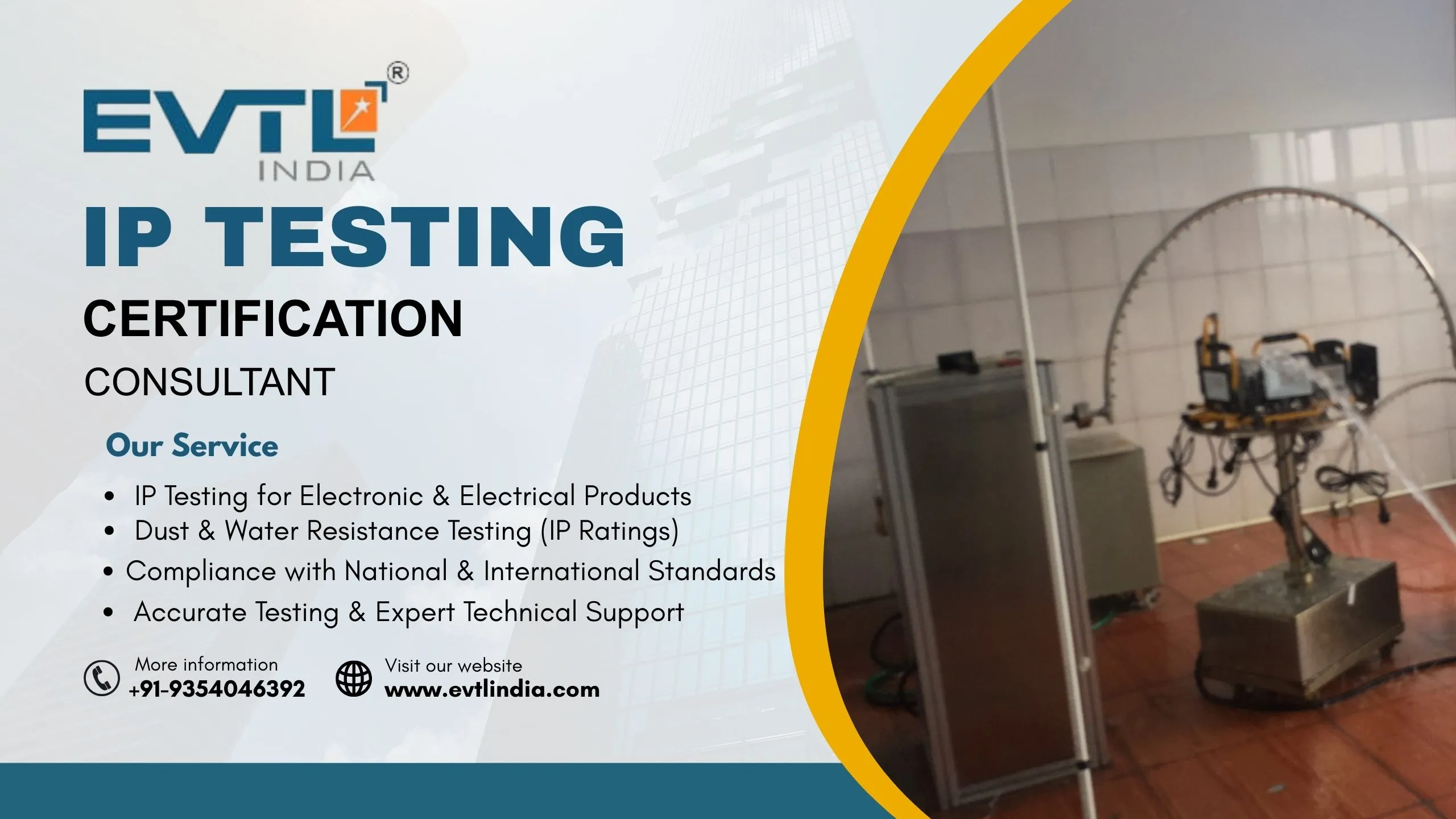 IP Testing Services in India: Ingress Protection Test Process & Standards