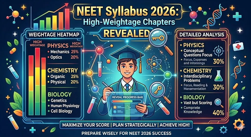 NEET Syllabus 2026: High-Weightage Chapters Revealed