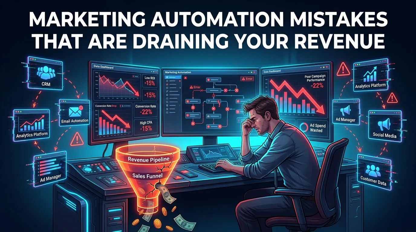 Marketing Automation Mistakes That Are Draining Your Revenue