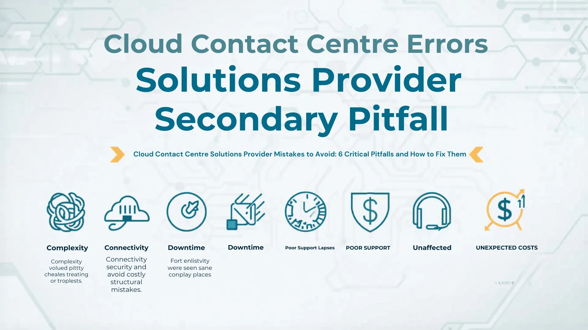 Cloud Contact Centre Solutions Provider Mistakes to Avoid: 6 Critical Pitfalls and How to Fix Them