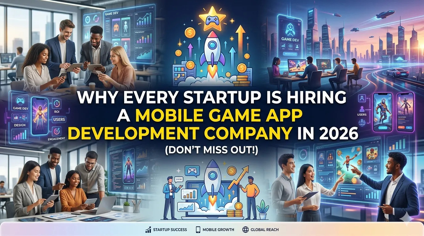 Why Every Startup Is Hiring a Mobile Game App Development Company in 2026 (Don’t Miss Out!)