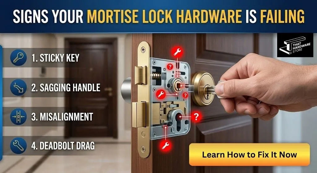 Signs Your Mortise Lock Hardware is Failing