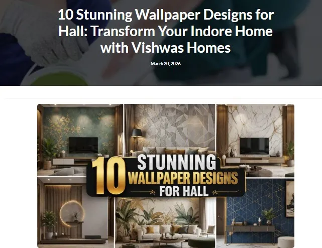 Perfect Wallpaper Designs for Hall in Indore Choice