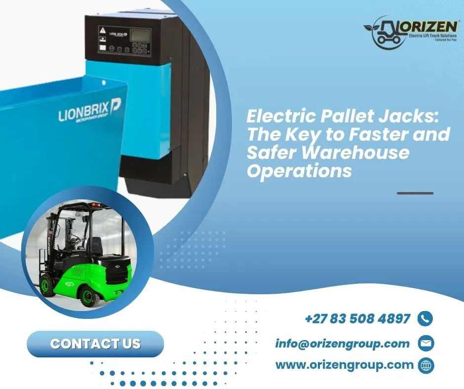 Electric Pallet Jacks: The Key to Faster and Safer Warehouse Operations