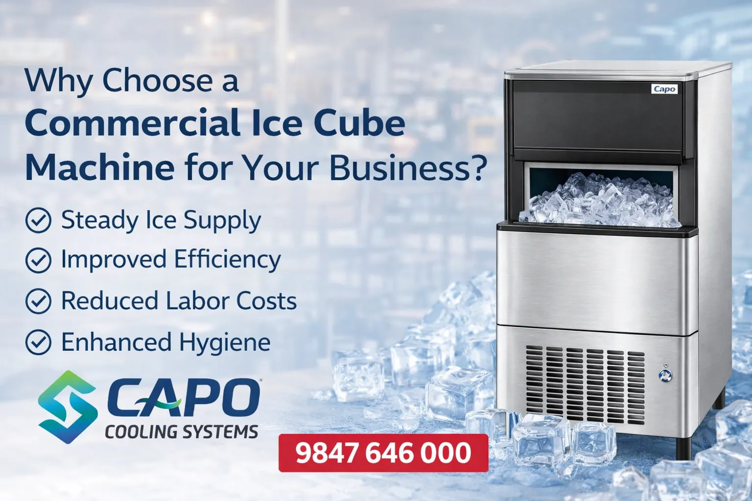 Why Choose a Commercial Ice Cube Machine for Your Business