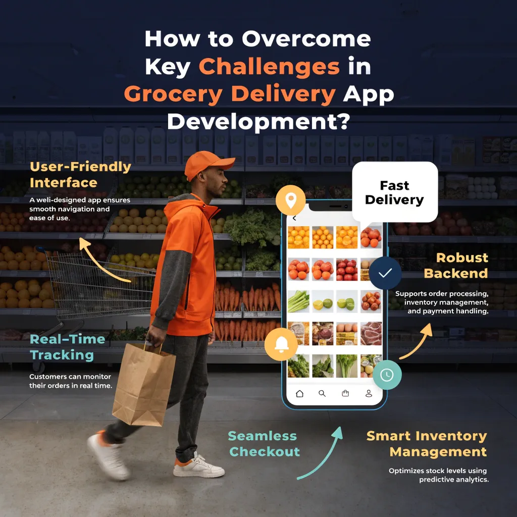 How to Overcome Key Challenges in Grocery Delivery App Development?