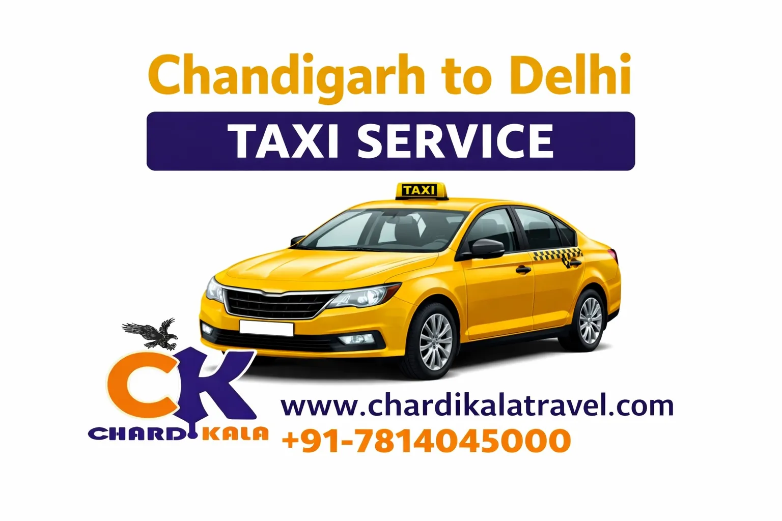 Chandigarh to Delhi Taxi Service – The Smartest Way to Travel Comfortably