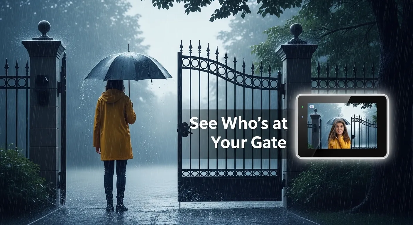 Want to See Who's at Your Gate Without Walking 50 Meters in the Rain?