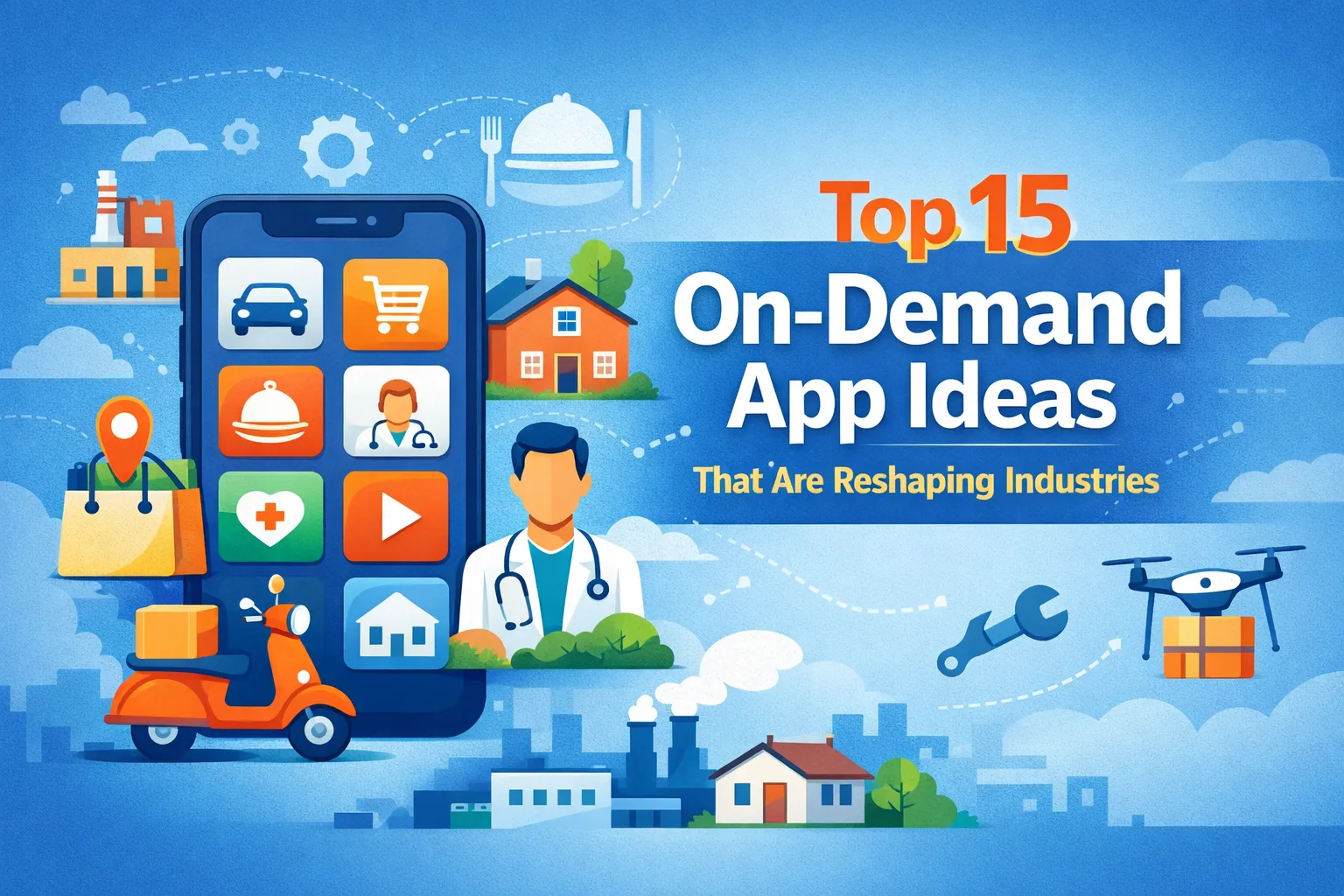 Top 15 On-Demand App Ideas That Are Reshaping Industries