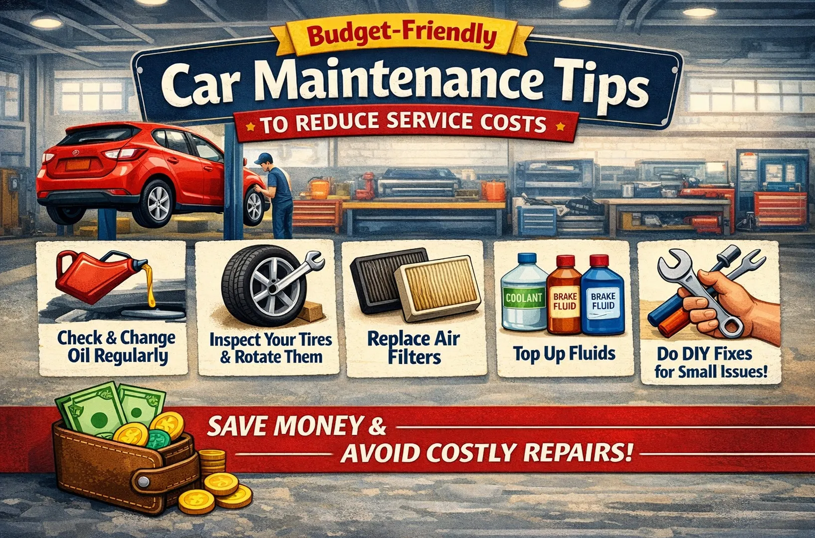 Budget-Friendly Car Maintenance Tips to Reduce Service Costs