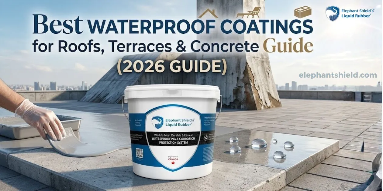 Best Waterproof Coatings for Roofs, Terraces & Concrete (2026 Guide)