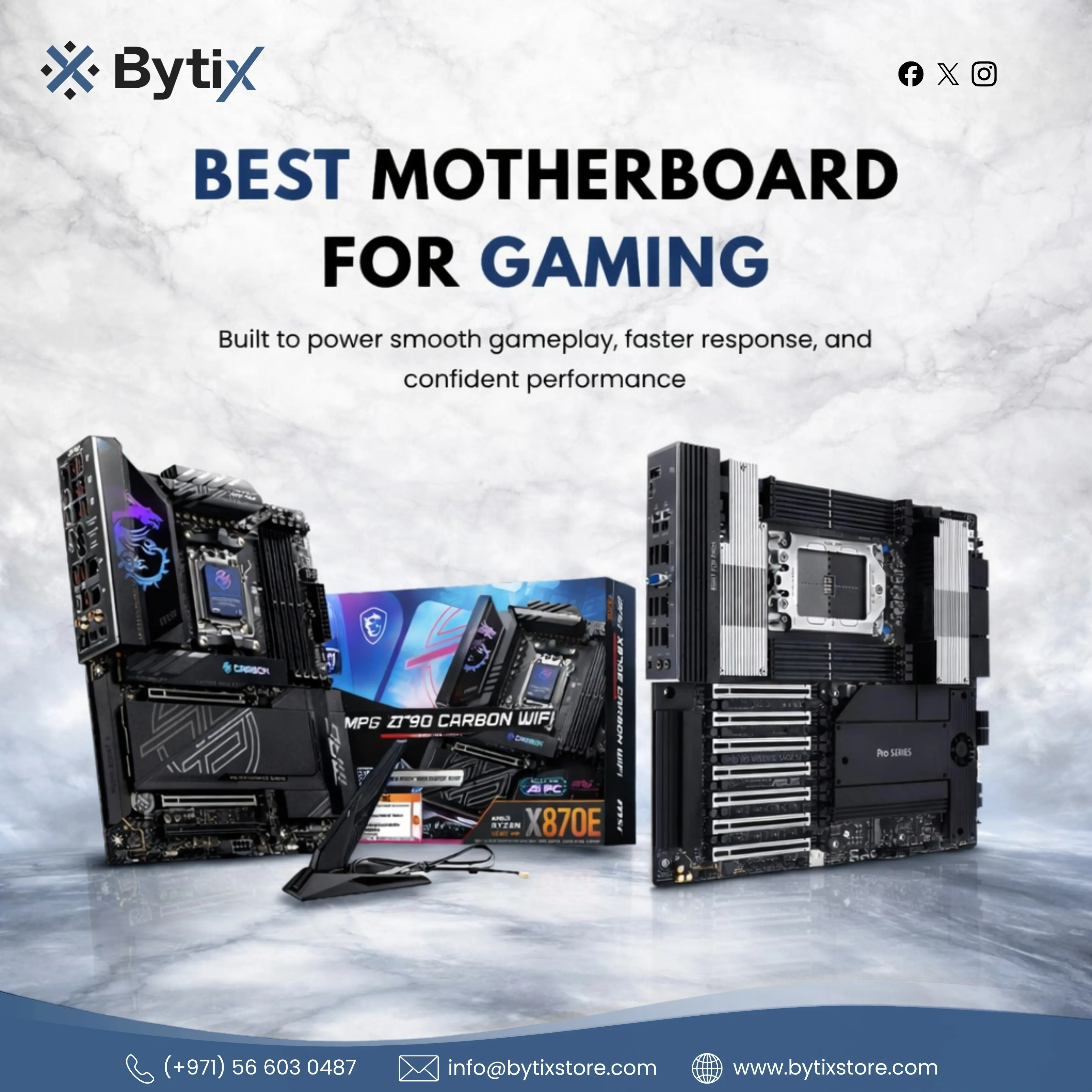 Buy the Best Motherboard for Gaming in UAE for Powerful Performance | Bytix Store
