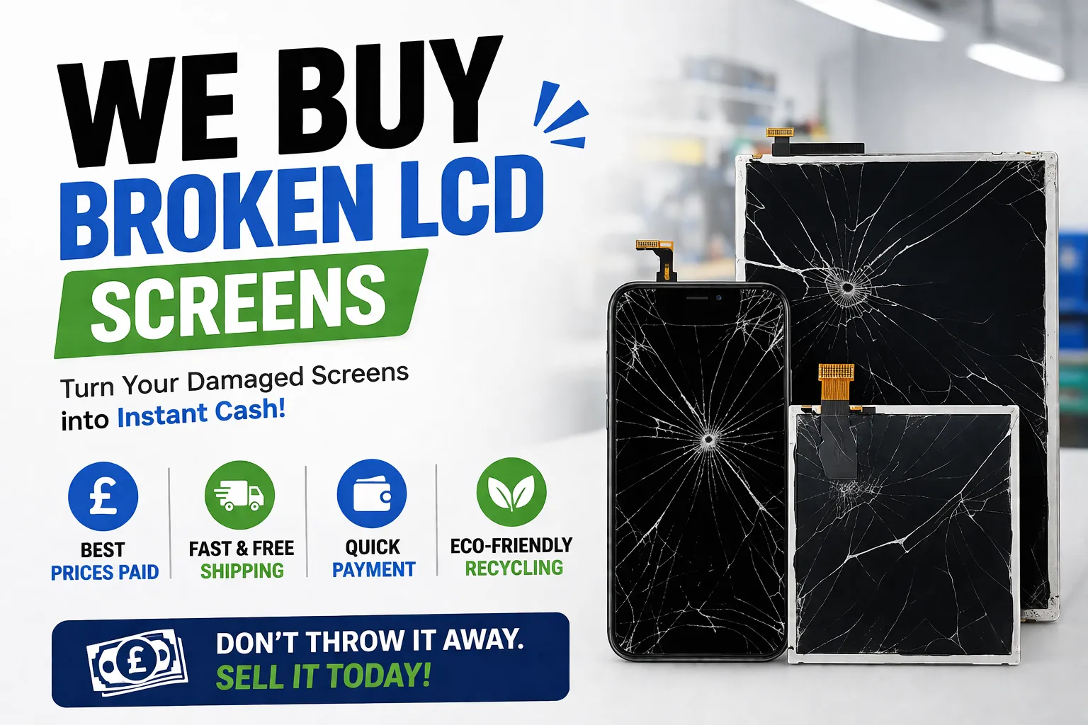 We Buy Broken LCD Screens – Everything Explained in FAQs