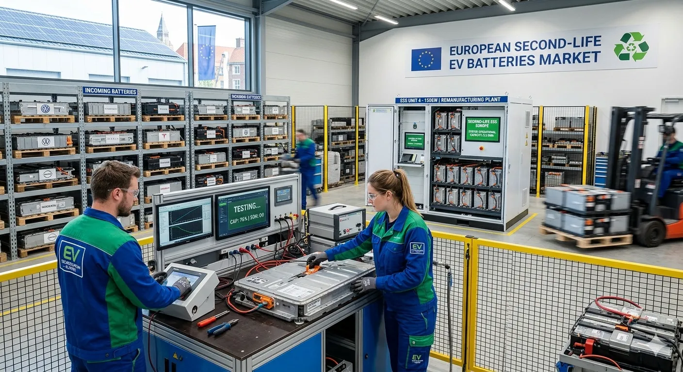 Europe Second-Life EV Batteries Market: Innovations and Strategic Insights
