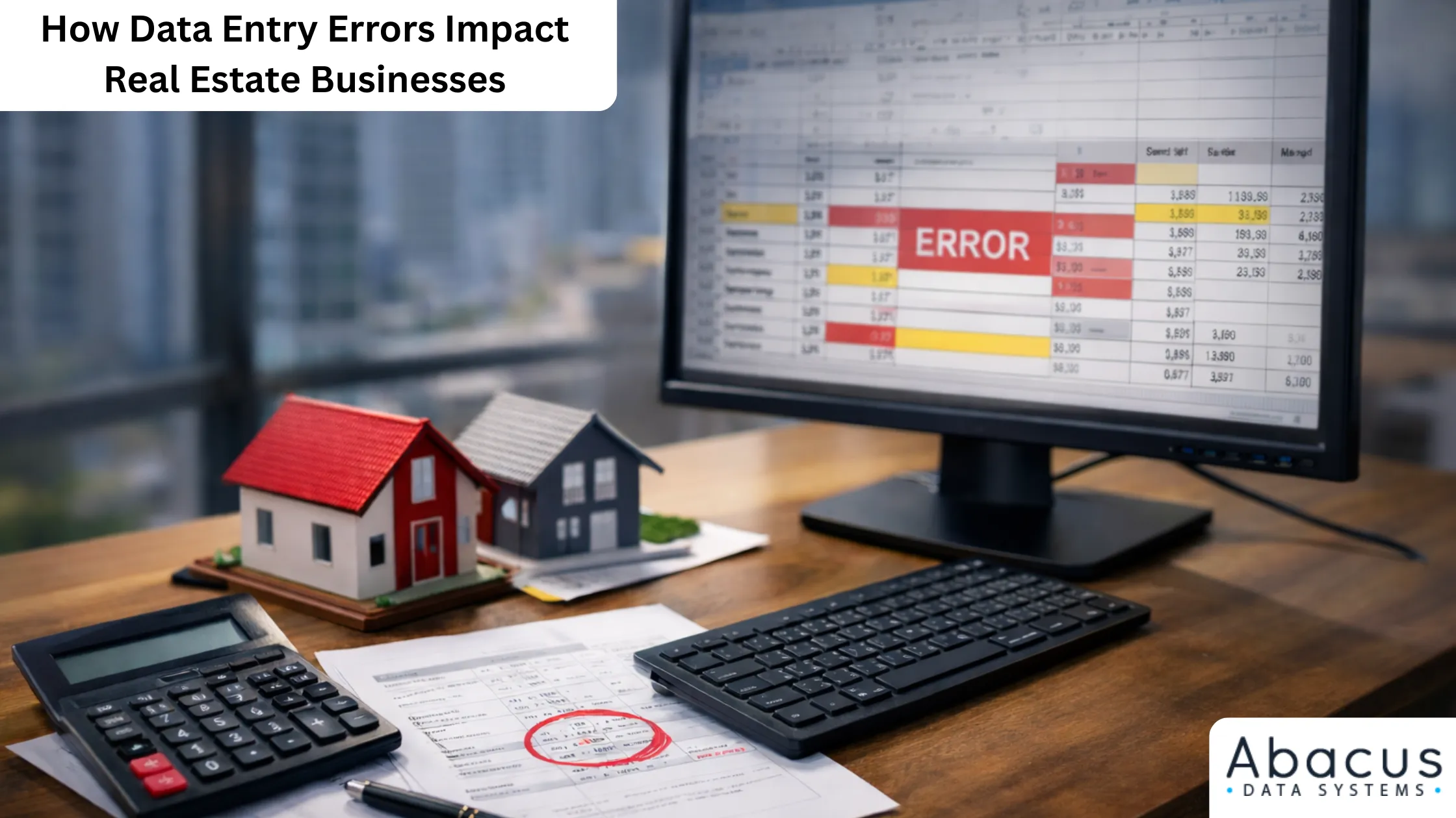 How Data Entry Errors Impact Real Estate Businesses
