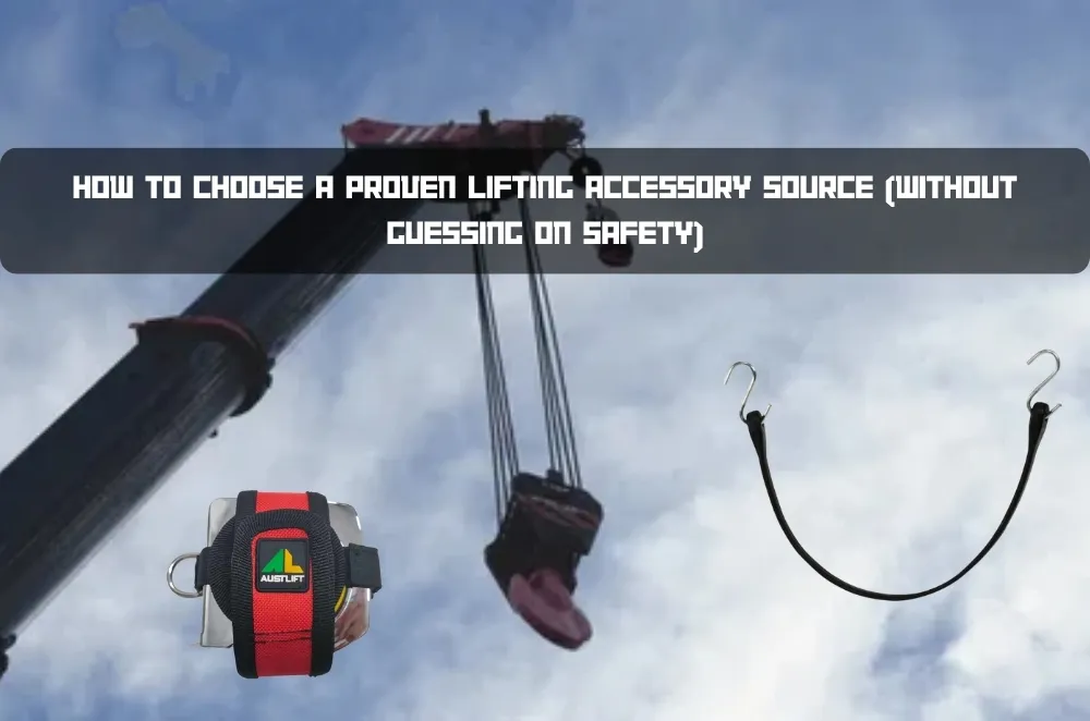 How to choose a proven lifting accessory source (without guessing on safety)