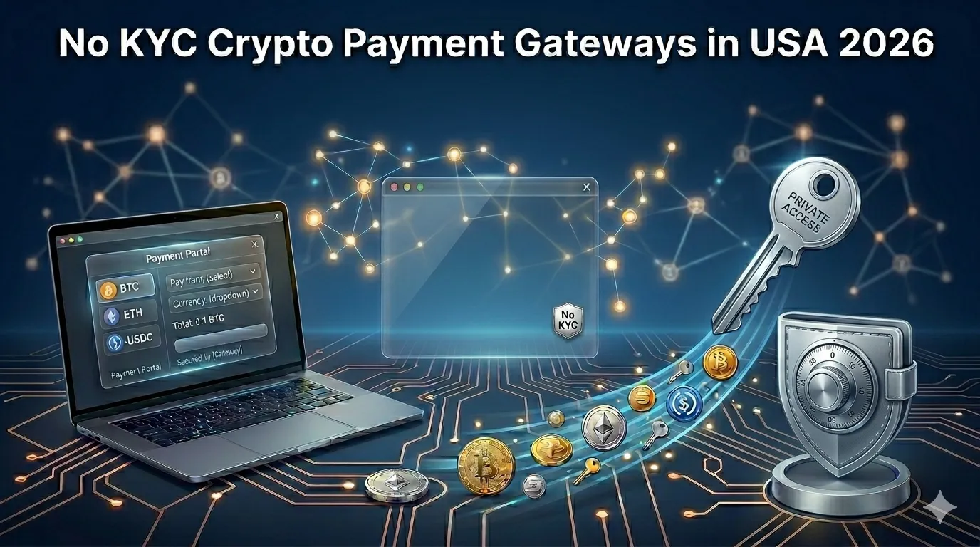 No KYC Crypto Payment Gateways in USA 2026