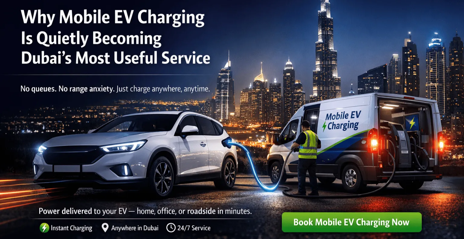 Why Mobile EV Charging Is Quietly Becoming Dubai's Most Useful Service