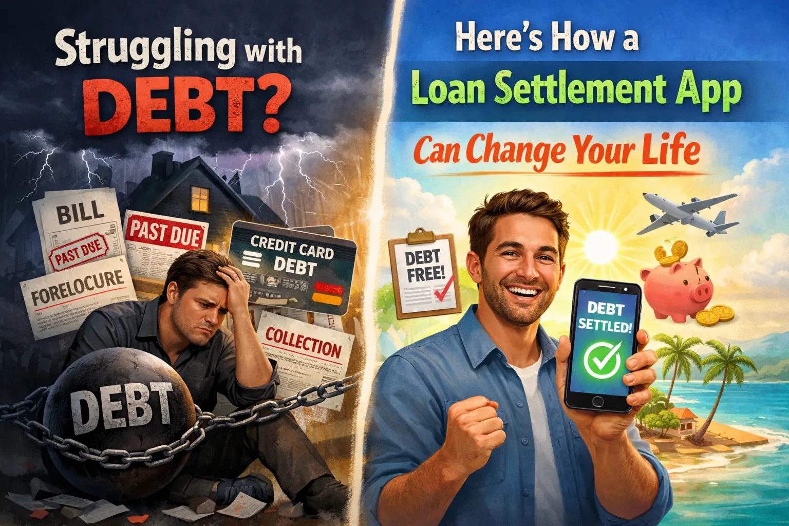 Struggling with Debt? Here’s How a Loan Settlement App Can Change Your Life