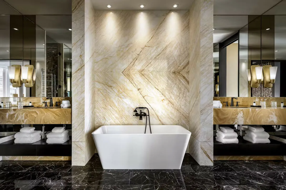 Valentino marble bathroom