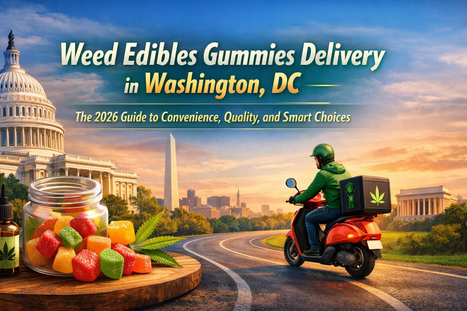 Weed Edibles Gummies Delivery in Washington, DC: The 2026 Guide to Convenience, Quality, and Smart Choices