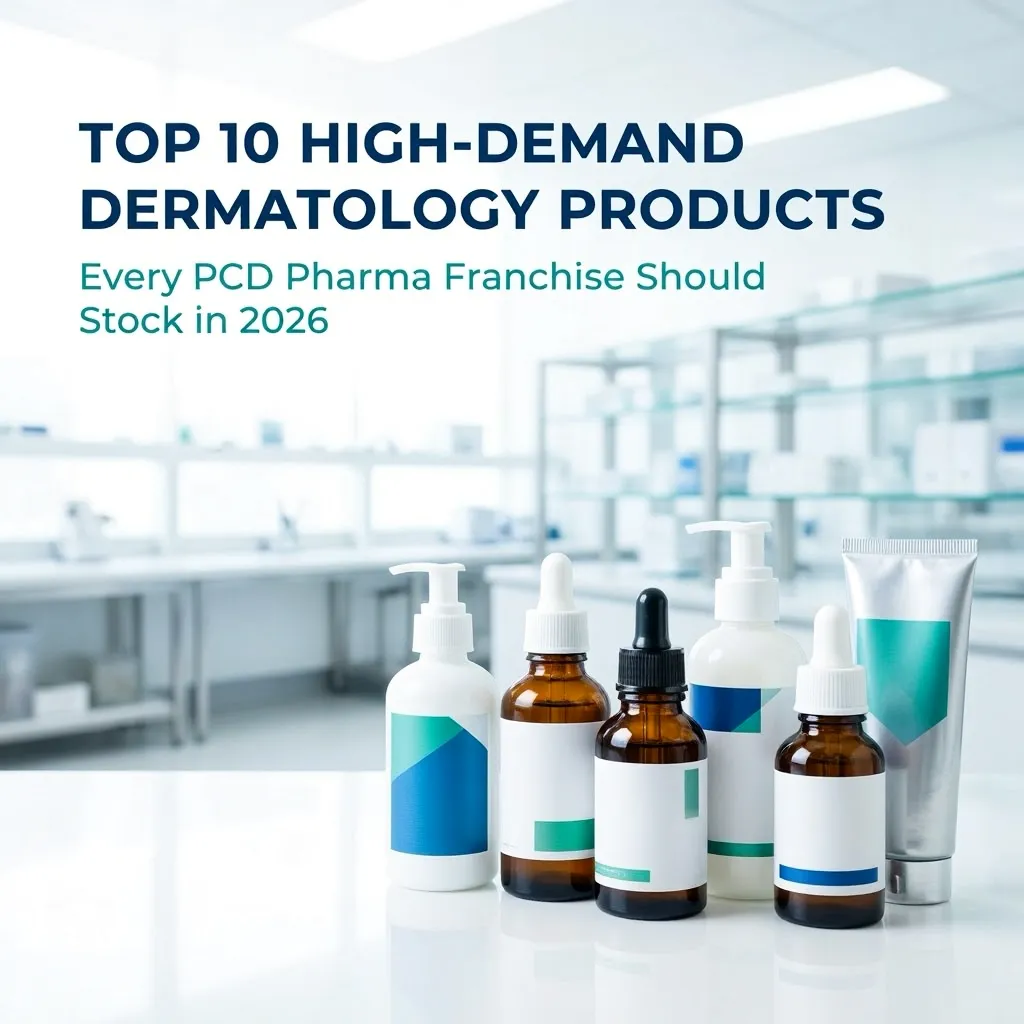 Top 10 High-Demand Dermatology Products Every PCD Pharma Franchise Should Stock in 2026.