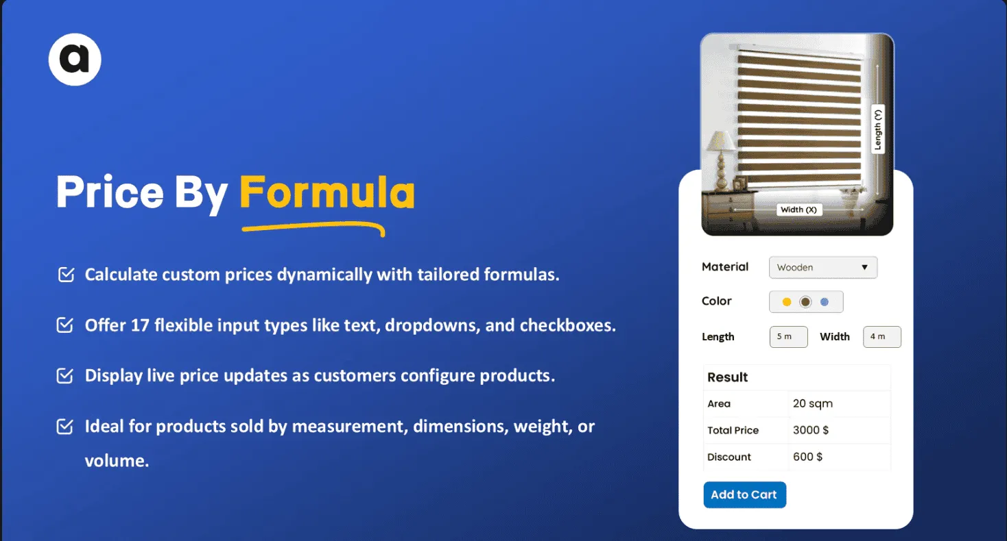 How to Use Customer Dimensions to Instantly Calculate Product Prices with a Shopify Price Calculator