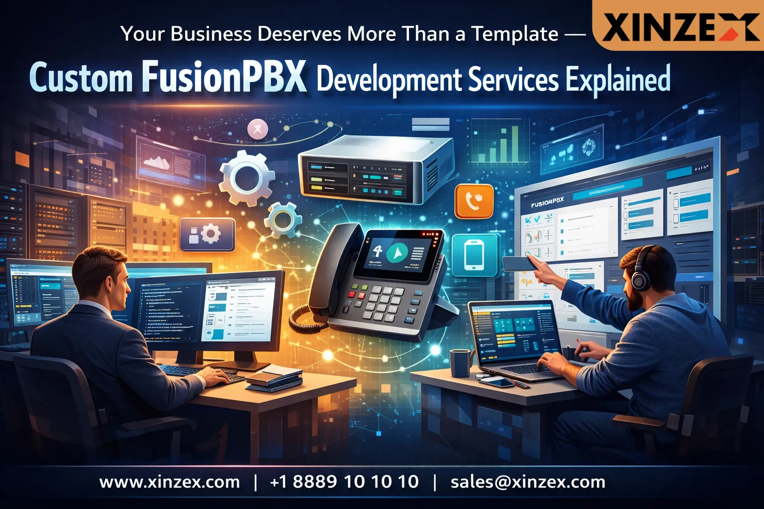 Your Business Deserves More Than a Template — Custom FusionPBX Development Services Explained