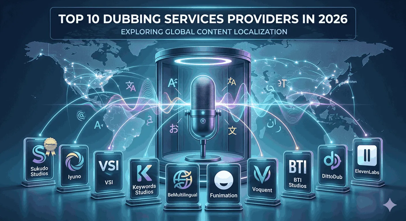 Top 10 Dubbing Services Providers in 2026