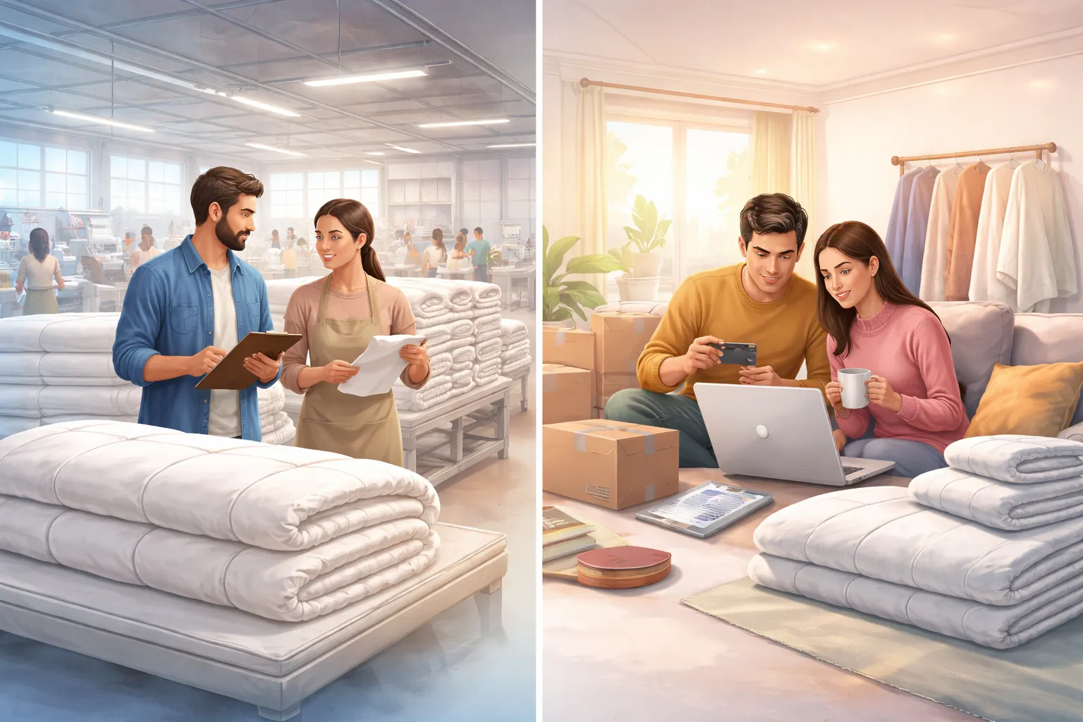 Comforter Manufacturers vs Online Sellers: Pros and Cons