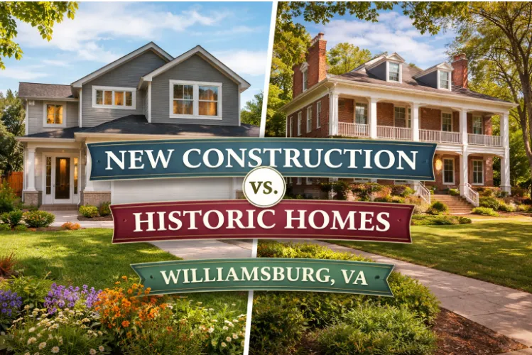 2026 Williamsburg New Construction vs. Historic Homes