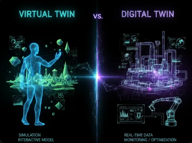 Digital Twin vs Virtual Twin: Key Differences