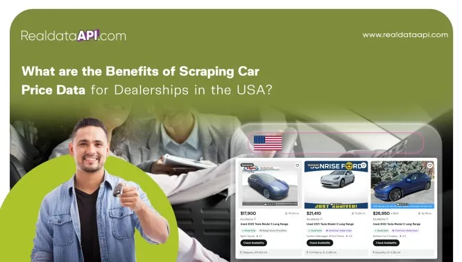 Benefits of scraping car price data for dealerships in the USA