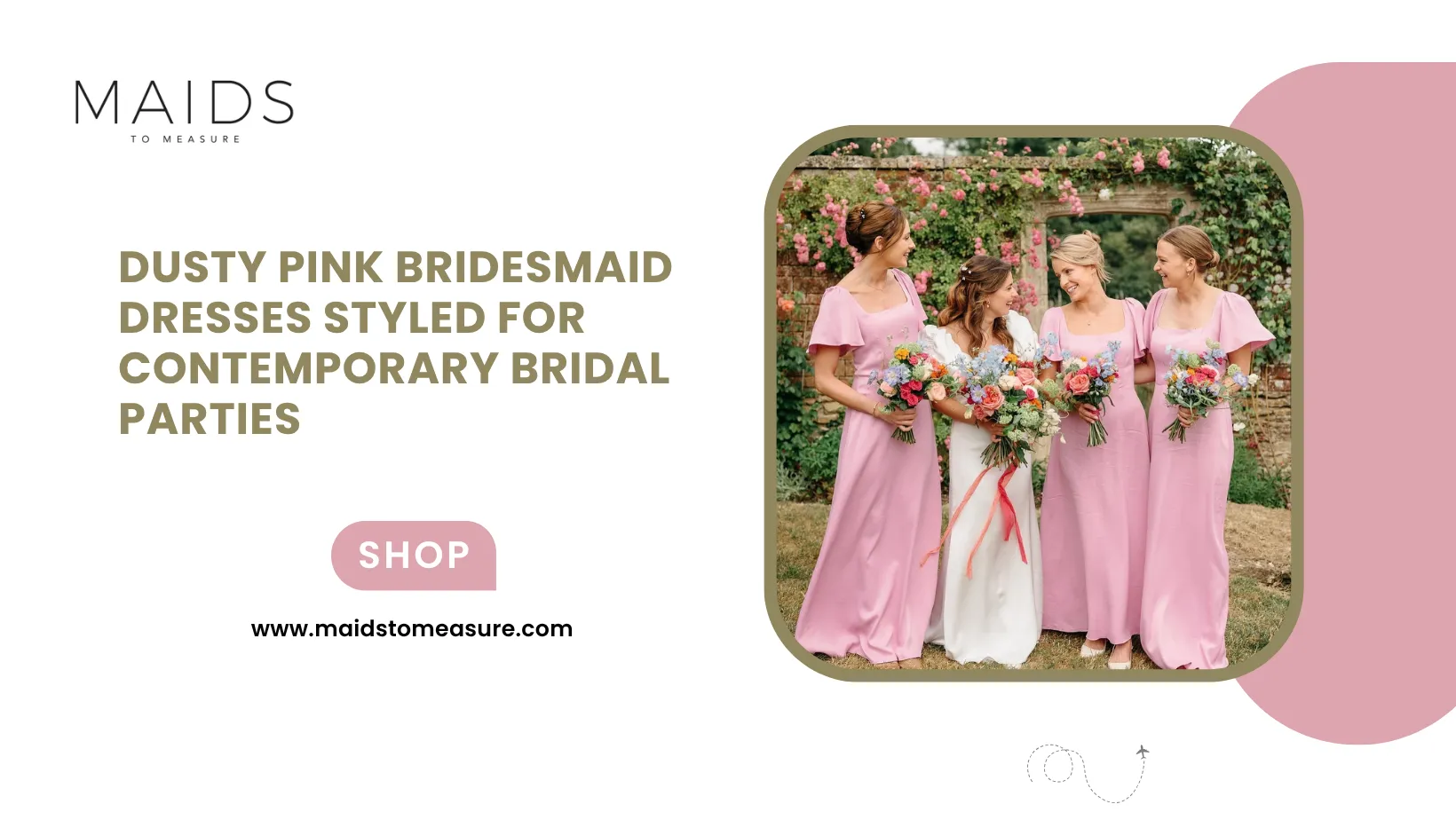 Dusty Pink Bridesmaid Dresses Styled for Contemporary Bridal Parties