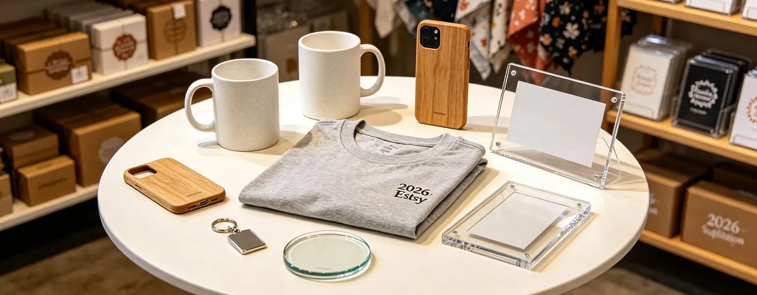 Selling Sublimation Blanks on Etsy in 2026: For Low-Cost Sellers