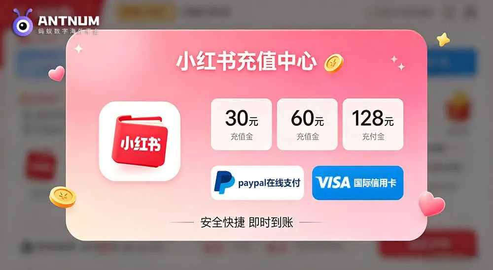 海外怎么用网页给小红书充薯币？这样做最方便快捷